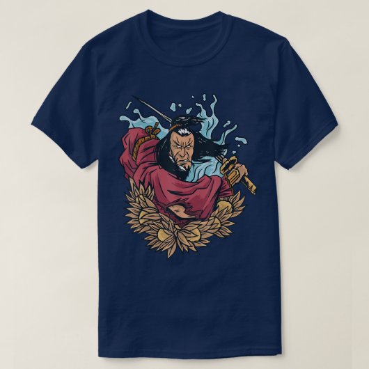 サムライ戦士日本のアニメマンガ愛好家otaku g tシャツ (デザイン正面)