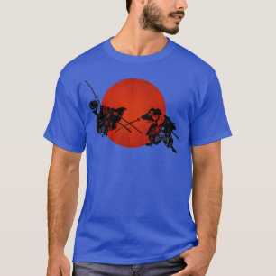 サムライ日本のアート作品アパレル日本文化か Tシャツ