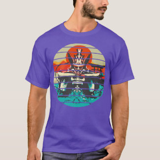 サムライ日本のウォリアーレトロ(2) Tシャツ