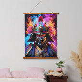 サムライ日本のウォールタペストリー 吊り下げ型タペストリー (寝室)