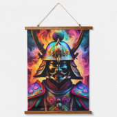 サムライ日本のウォールタペストリー 吊り下げ型タペストリー (正面)