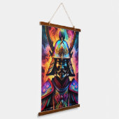 サムライ日本のウォールタペストリー 吊り下げ型タペストリー (傾斜あり)