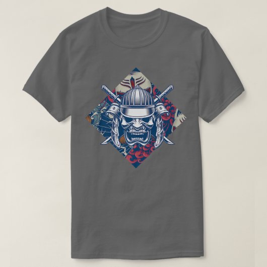 サムライ日本のマスク武術アーツサムライ Tシャツ (デザイン正面)