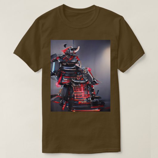 サムライ日本のーサイバーパンクTシャツコピー株式会社 Tシャツ (デザイン正面)