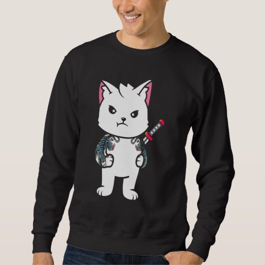 サムライ日本のー忍者カ日本のサムライ忍者C スウェットシャツ (正面)