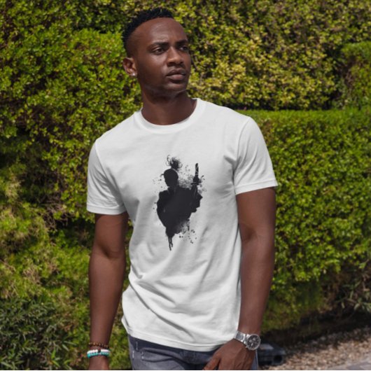 サムライ日本のー・ウォリアー・インク・アート Tシャツ