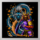 サムライ日本のー・ウォリアー・ドラゴン ポスター (正面)