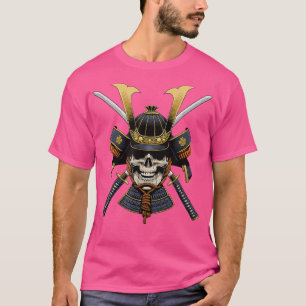 サムライ日本の戦士エステティック街 Tシャツ