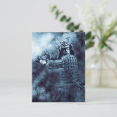 サムライ日本の抽象芸術の神秘の芸術 ポストカード (スタンド正面)