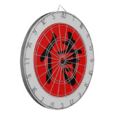 サムライ日本の漢字の記号 ダーツボード (正面左)