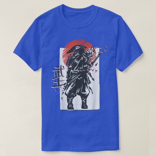 サムライ日本の・エステティック・ウォリアー(2) Tシャツ (デザイン正面)