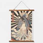 サムライ日本の&プリンセス浮世絵 吊り下げ型タペストリー (正面2)