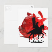 サムライ日本の ポストカード (正面/裏面)