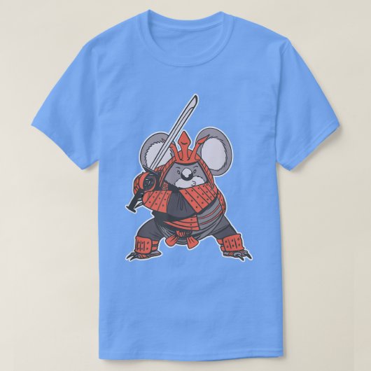 サムライ日本のTシャツ – 刀剣カタナおもしろいワー Tシャツ (デザイン正面)