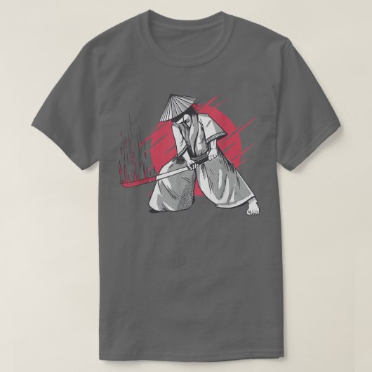 サムライ日本のTシャツ – 刀剣カタナWarr Tシャツ (デザイン正面)