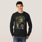 サムライ日本のvsドラゴン tシャツ (正面フル)