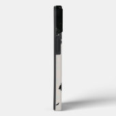 サムライ浪人: 白黒インクケース Case-Mate iPhoneケース (裏面 / 右)