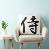 サムライ漢字シンボル クッション (椅子)