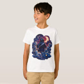 「サムライ猫と猫たちの仲間」 Tシャツ (正面フル)