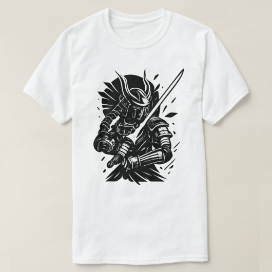 サムライ精神:強さと誇りの美学 Tシャツ (デザイン正面)