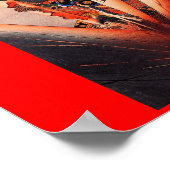 サムライ絵画ズ、1800年代頃 ポスター (角)