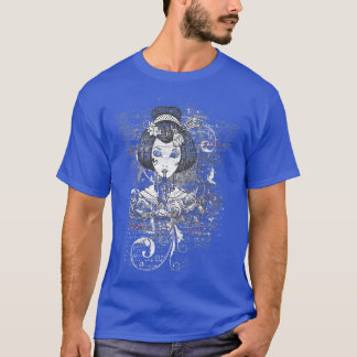 サムライ芸者タトゥースタイルの鬼のトップ(2) Tシャツ