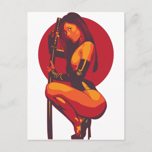 サムライ11 ポストカード (正面)