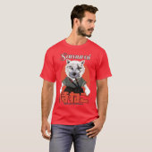 サムライ9命猫 Tシャツ (正面フル)