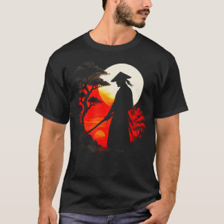 サムライ・イン・サンセット - 日本 Tシャツ