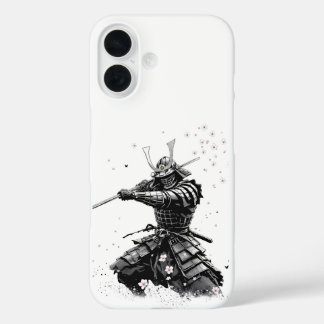サムライ・ウォリアー・イン・アクション 日本の芸術 陶器 iPhone 16ケース