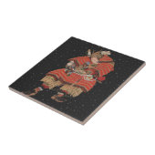 サムライ·ウォリアー·ヴィンテージ·ア日本のート タイル (側面)