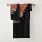 サムライ·ウォリアー·ヴィンテージ·ア日本のート バスタオルセット (インサイチュ)