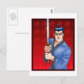 サムライ・ガイ ポストカード (正面/裏面)