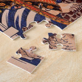 サムライ&ジャイアントサラマンダー国芳ファインアート ジグソーパズル (側面)