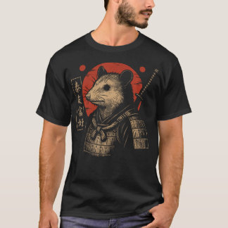 サムライ・ポッサム 日本の芸術 動物 Tシャツ