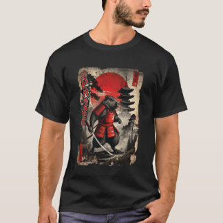 サムライ 日本 浮世絵 アート ヴィンテージ グラフィック おもしろ Tシャツ