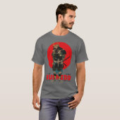 サムライ 武士道 日本の戦士 Tシャツ (正面フル)