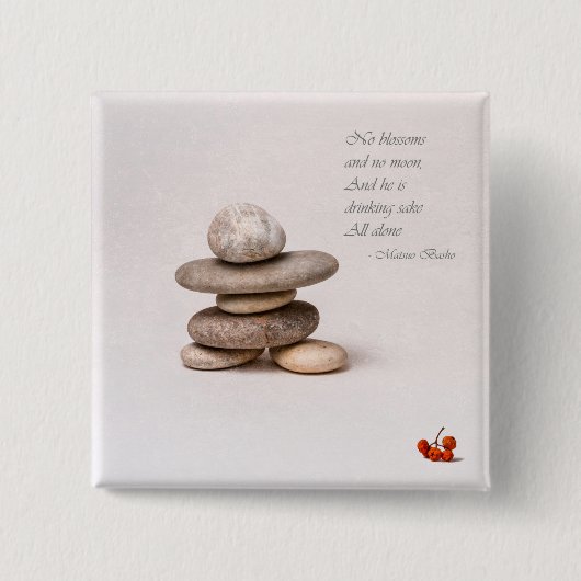 サムライ 缶バッジ (正面)