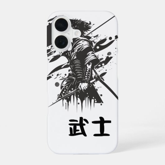 サムライiPhone 16ケース iPhone 16ケース (裏面)
