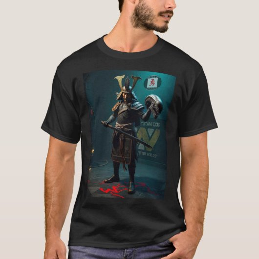 サムライVSエイリアン Tシャツ (正面)