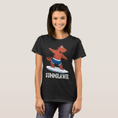 サムラーおもしろい恐竜サマーTレックス Tシャツ (正面フル)