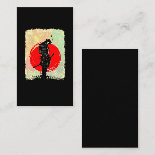 サムラ日本のイファイターソード武術アーツ 名刺 (正面/裏面)