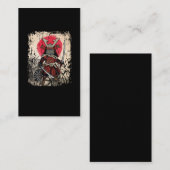 サムラ日本のイ・キャット・ソード・ファイター 名刺 (正面/裏面)