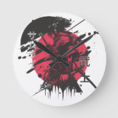 サムリスタイル ラウンド壁時計 (正面)