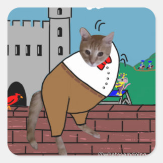 サムルキャットハンプティダンプティ スクエアシール