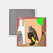 サムルキャット彼のライン磁石を予測 マグネット (正面/裏面)