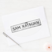 サムレイバーンリザーバー 楕円形シール (封筒)