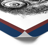 サム叔父が議会のカタツムリに乗って ポスター (角)