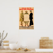 サム叔父の保険に寄るな！米国政府 ポスター (キッチン)