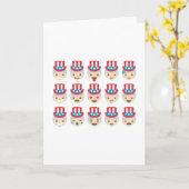 サム絵文字おじさん カード (黄色い花)